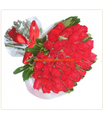 Ramalhete Tradicional de Rosas Vermelhas