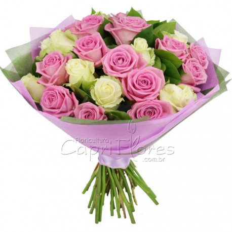 ♥ Buquê de Rosas Que Charme