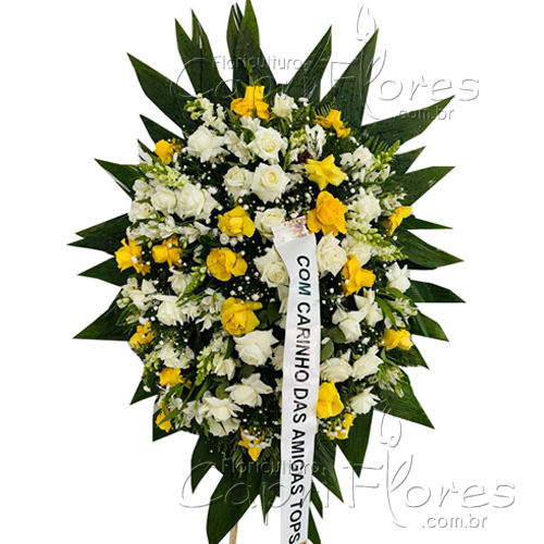 Coroa de Rosas Mistas Luxo
